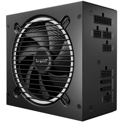 Блок живлення 650 Вт, be quiet! Pure Power 13 M, Black, модульный, 80+ Gold, Active PFC, 12 см, 2xMolex / 5xSATA / 1x16-pin / 2x6+2-pin / 1x4-pin / 1x4+4-pin / 1x20+4-pin, захист OCP/OVP/OPP/OTP/SCP/UVP/SIP, ATX 3.1 (BP025EU)