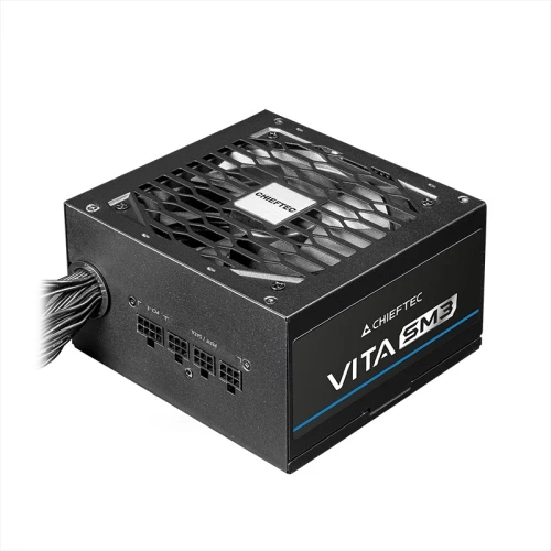 Блок живлення 750 Вт, Chieftec VITA SM3, Black, напівмодульний, 80+ Bronze, 120 мм, 3xMolex / 6xSATA / 1x16-pin / 4x6+2-pin / 2x4+4-pin / 1x20+4-pin, захист AFC/OPP/OTP/OVP/SCP/SIP/UVP/OCP, ATX 12V 3.1 (BPX-750-C)