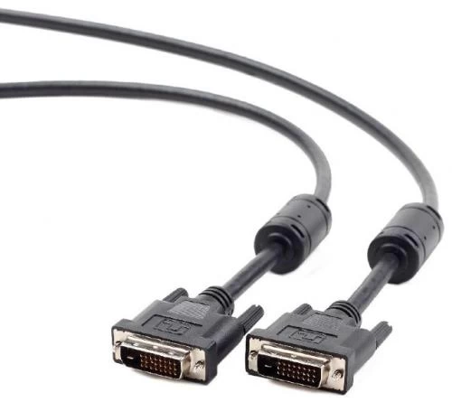 Кабель DVI-D (M) - DVI-D (M), 3 м, Black, Cablexpert, 24/24 (CC-DVI2-BK-10)