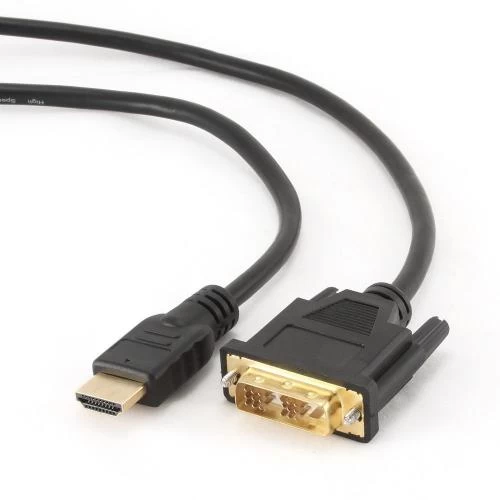 Кабель HDMI (M) - DVI-D (M, 18-pin), 4.5 м, Black, Cablexpert (CC-HDMI-DVI-15)