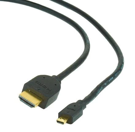 Кабель HDMI (M) - micro HDMI (M), 1.8 м, Black, Cablexpert, V1.4 (CC-HDMID-6)