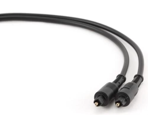 Кабель оптичний звуковий Toslink, JIS F05 (M) - JIS F05 (M), 1 м, Black, Cablexpert (CC-OPT-1M)