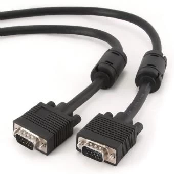 Кабель VGA (M) - VGA (M), 5 м, Black, Cablexpert (CC-PPVGA-5M-B)