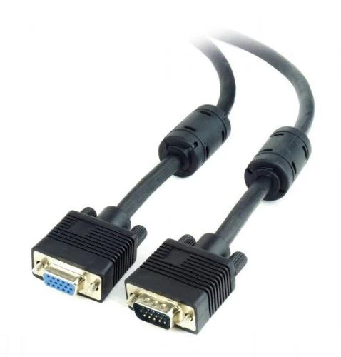Кабель VGA (M) - VGA (F), 3 м, Black, Cablexpert (CC-PPVGAX-10-B)