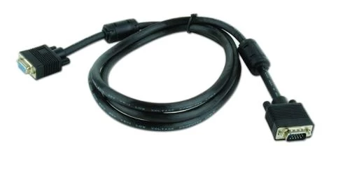 Кабель VGA (M) - VGA (F), 1.8 м, Black, Cablexpert (CC-PPVGAX-6B)