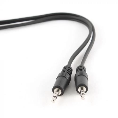 Кабель AUX звуковий, 3.5 мм (M) - 3.5 мм (M), 1.2 м, Black, Cablexpert (CCA-404)