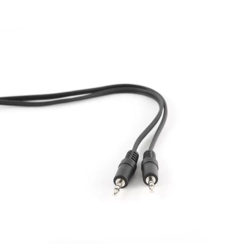 Кабель AUX звуковий, 3.5 мм (M) - 3.5 мм (M), 5 м, Black, Cablexpert (CCA-404-5M)