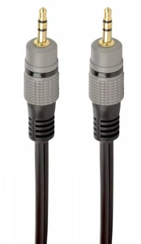 Кабель AUX звуковий, 3.5 мм (M) - 3.5 мм (M), 1.5 м, Black, Cablexpert (CCAP-3535MM-1.5M)