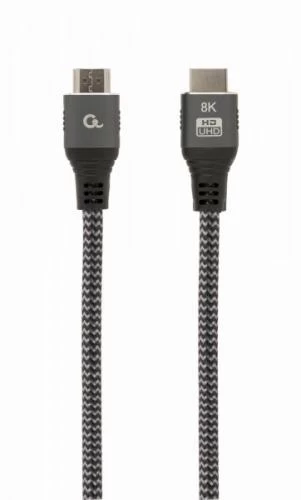Кабель HDMI (M) - HDMI (M), 3 м, Black, Cablexpert, V2.1, 8K / 60 Гц, HDR10, HLG, 48Gbps, YUV 4:4:4 (CCB-HDMI8K-3M)