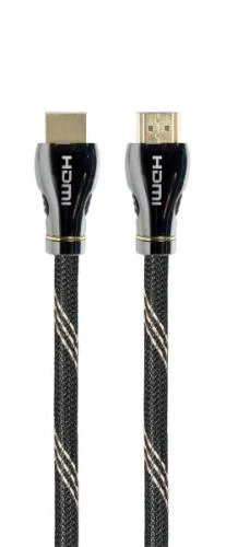 Кабель HDMI (M) - HDMI (M), 2 м, Black, Cablexpert, V2.1, 8K / 60 Гц, HDR10, HLG, 48Gbps, YUV 4:4:4 (CCBP-HDMI8K-2M)