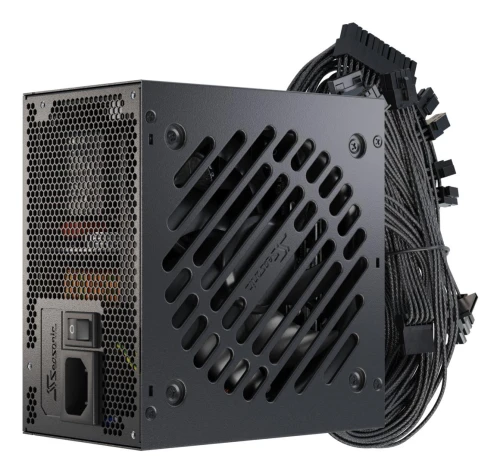 Блок живлення 750 Вт, Seasonic Core GC ATX 3.1, Black, 80+ Gold, Active PFC, 12 см HDB, 1xMolex / 2xSATA / 16-pin / 2x6+2-pin / 2x4+4-pin / 20+4-pin, захист OCP/OPP/OTP/OVP/SCP/UVP (CORE GC-750 ATX31)