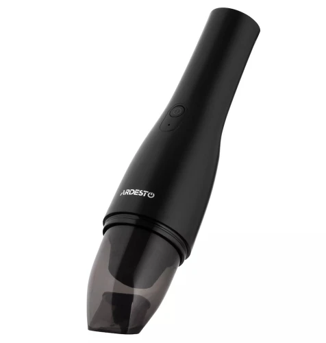 Пилосос автомобільний Ardesto CVC-D02PB, Black, 10 Вт, обсяг пилозбірника 0.15 л, сухе прибирання, автономна робота 12 хв