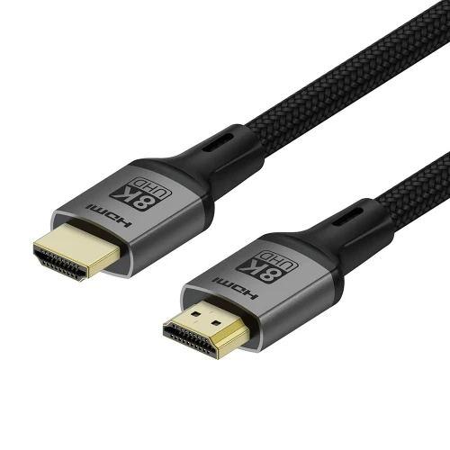 Кабель HDMI (M) - HDMI (M), 2 м, Black, ColorWay, V2.1, 8K / 60 Гц (CW-CBHD088-BK)