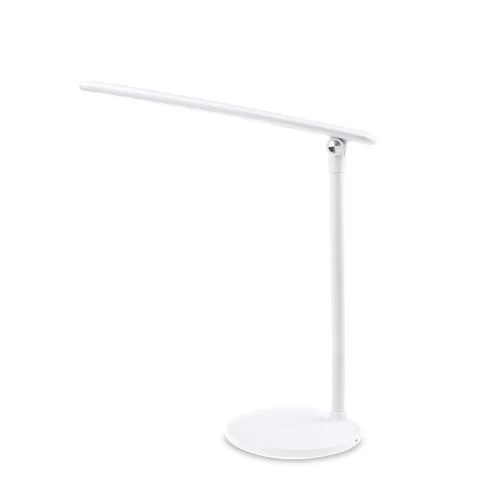 Лампа настільна ColorWay, White, з вбудованим акумулятором, USB, сенсорне керування, 36 LED, 300 лм, 3200K / 4300K / 6500K, 1800 mAh (CW-DL02B-W)