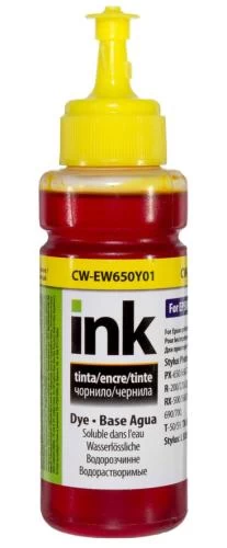 Чорнило ColorWay Epson T50/59, P50, TX650/700/800, PX660/700, R270/390, Yellow, 100 мл (CW-EW650Y01)