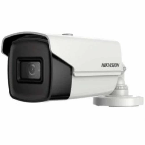 Камера зовнішня HDCVI Hikvision DS-2CE19H0T-AIT3ZF(C), 5 Мп, 1/2.7" CMOS, 1080p/25 fps, f=2.7-13.5 мм, 0.01 Lux, день/ніч, ІЧ підсвічування до 40 м, IP67, 255х92х85 мм