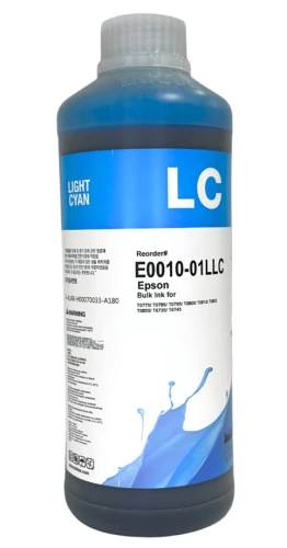 Чорнило InkTec Epson E0010, Light Cyan, P50/T50, R260/270/290/390, RX560/610, 1 л, водорозчинне (E0010-01LLC)