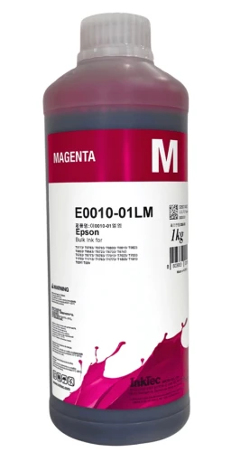 Чорнило InkTec Epson E0010, Magenta, P50/T50, R260/270/290/390, RX560/610, 1 л, водорозчинне (E0010-01LM)