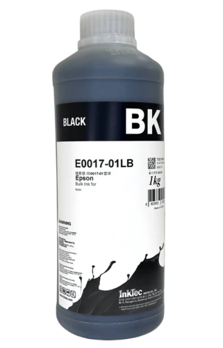Чорнило InkTec Epson E0017, Black, L800/L805/L810/L850/L1800, 1 л, водорозчинне (E0017-01LB)
