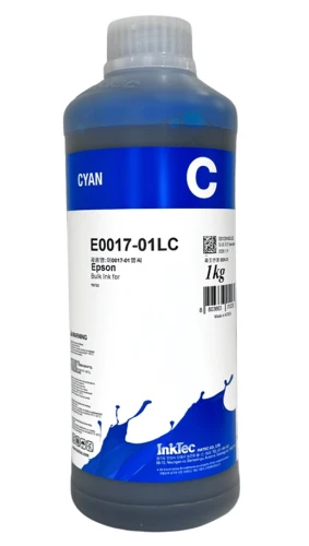 Чорнило InkTec Epson E0017, Cyan, L800/L805/L810/L850/L1800, 1 л, водорозчинне (E0017-01LC)
