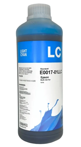 Чорнило InkTec Epson E0017, Light Cyan, L800/L805/L810/L850/L1800, 1 л, водорозчинне (E0017-01LLC)