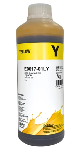 Чорнило InkTec Epson E0017, Yellow, L800/L805/L810/L850/L1800, 1 л, водорозчинне (E0017-01LY)
