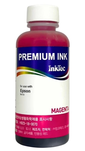 Чорнило InkTec Epson E0017, Magenta, L800/L805/L810/L850/L1800, 100 мл, водорозчинне (E0017-100MM)