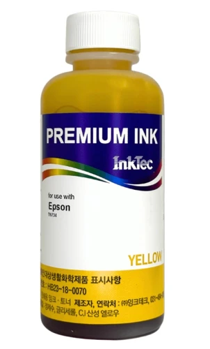Чорнило InkTec Epson E0017, Yellow, L800/L805/L810/L850/L1800, 100 мл, водорозчинне (E0017-100MY)