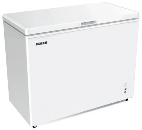 Морозильна скриня Edler ED-350A, White, корисний об'єм 340L, керування механічне, електронний контроль температури з механічним циферблатом, заморожування 16кг/24год, A+, 88.5x113x71.5см