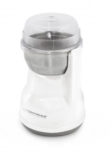 Кавомолка Esperanza EKC002W Lungo, White, 160 Вт, 50 г, ніж з нержавіючої сталі з двома лезами, пластик