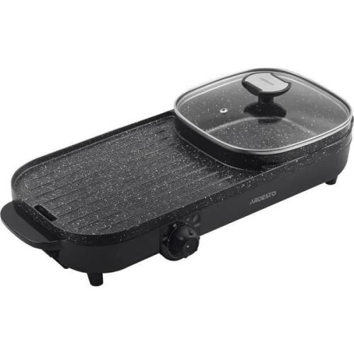Електрогриль Ardesto GHP-5BL, Black, 1500W, відкритий, захист від перегріву, індикатор роботи, ребриста поверхня (GHP-5BL)