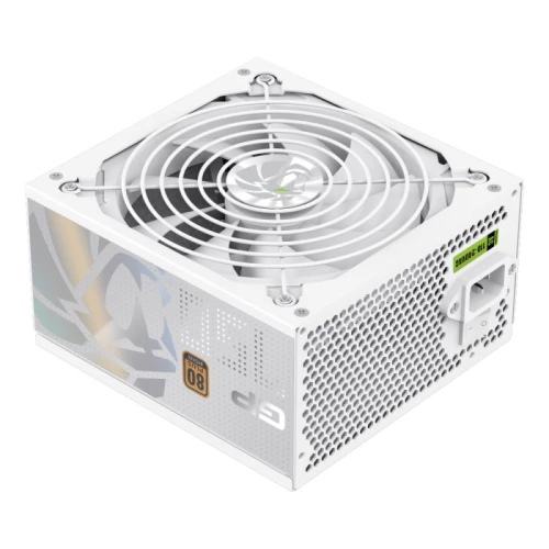 Блок живлення 750 Вт, GameMax GP 750B, White, 80+ Bronze, Active PFC, 14 см (Ultra Silent), 3xMolex / 7xSATA / 4x6+2-pin / 1x4+4-pin / 1x20+4-pin, захист OPP / OVP/ UVP / OCP/ SCP / OTP / NLP / SIP / OLP / NLO