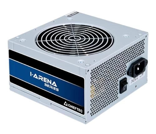Блок живлення 400 Вт, Chieftec IARENA, Silver, Active PFC, 120 мм, 3xMolex / 5xSATA / 1x6+2-pin / 1x4+4-pin / 1x20+4-pin, захист AFC/OPP/OVP/SCP/SIP/UVP (GPB-400S)