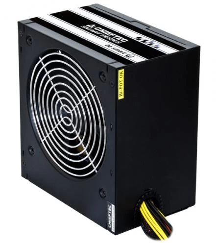 Блок живлення 550 Вт, Chieftec SMART, Black, напiвмодульний, 80+ Standart, Active PFC, 120 мм, 2xMolex / 4xSATA / 2x6+2-pin / 1x4+4-pin / 1x20+4-pin, захист AFC/OPP/OVP/SCP/SIP/UVP, ATX 2.3 (GPS-550A8)