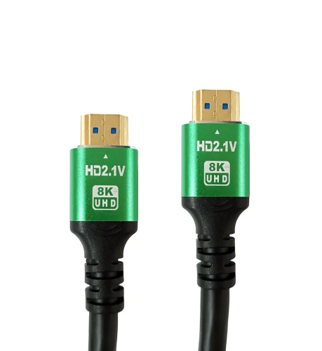 Кабель HDMI (M) - HDMI (M), 3 м, Black, GTL, V2.1, 8K / 60 Гц, 48 Gbps, позолочені конектори (GTLHMHM3V21BK)