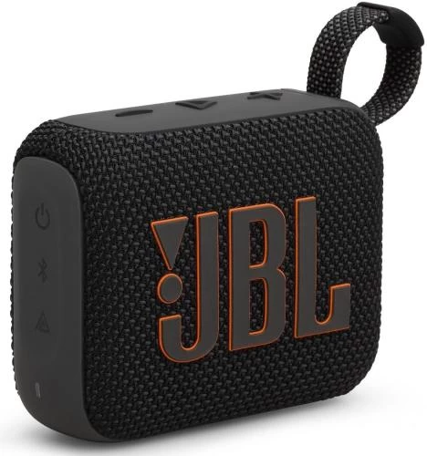 Колонка портативна 1.0 JBL Go 4 Black, 4.2 Bт, Bluetooth, живлення від акумулятора, IPX7 водонепроникна (JBLGO4BLK)
