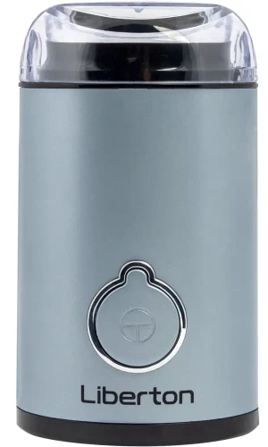 Кавомолка Liberton LCG-2306, Blue, 150Вт, 50г, блокування включення при знятій кришці, корпус пластик, ніж з нержавіючої сталі