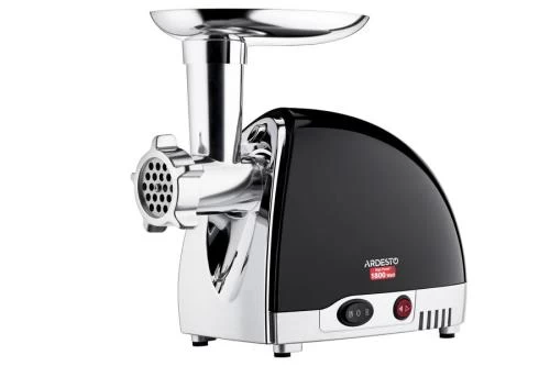 М'ясорубка Ardesto MGL-2250R Black, 1800W, 3 диски, реверс, насадки для терки/шинкування  /2і1, для домашніх ковбас, для кеббе, продуктивність 2 кг/хв, реверс