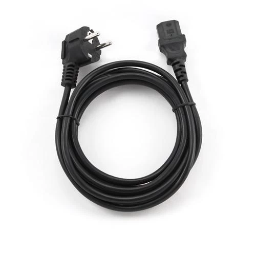 Кабель живлення від мережі PC-186, Black, 1.8 м, Cablexpert, CEE 7/7 - IEC C13, 3x0.5 мм² (PC-186)