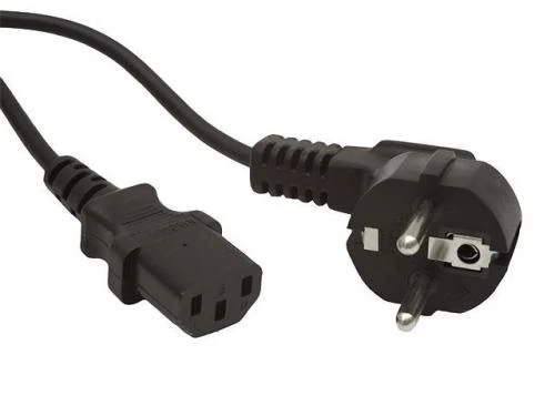 Кабель живлення від мережі PC-186, Black, 1.8 м, Cablexpert, CEE 7/7 - IEC C13, 3x0.75 мм² (PC-186-VDE)