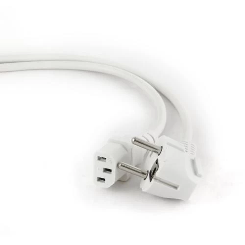 Кабель живлення від мережі PC-186, White, 1.8 м, Cablexpert, CEE 7/7 - IEC C13, 3x0.75 мм² (PC-186W-VDE)