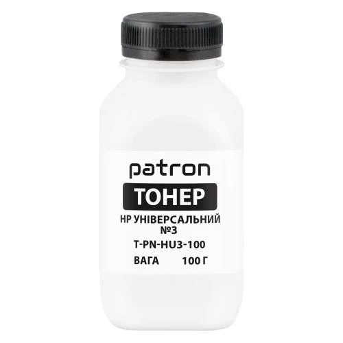 Тонер HP Універсальний №3 P1005/P1505/P2015/P2035/P2055/P4015, 100 г, Patron (PN-HU3-100)