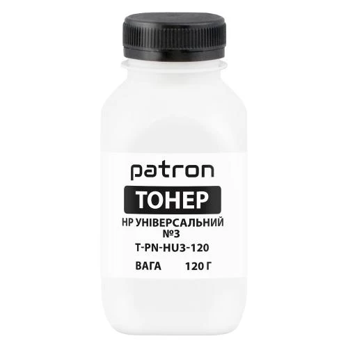 Тонер HP Універсальний №3 P1005/P1505/P2015/P2035/P2055/P4015, 120 г, Patron (PN-HU3-120)