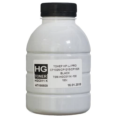 Тонер HP CLJ CP1025, M175/275, Canon LBP-7010K/7018K, Black, 100 г, HG (TSM-HGC011K-100)