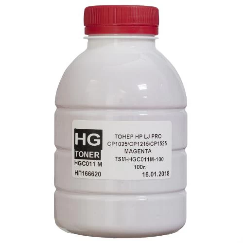 Тонер HP CLJ CP1025, M175/275, Canon LBP-7010M/7018M, Magenta, 100 г, HG (TSM-HGC011M-100)