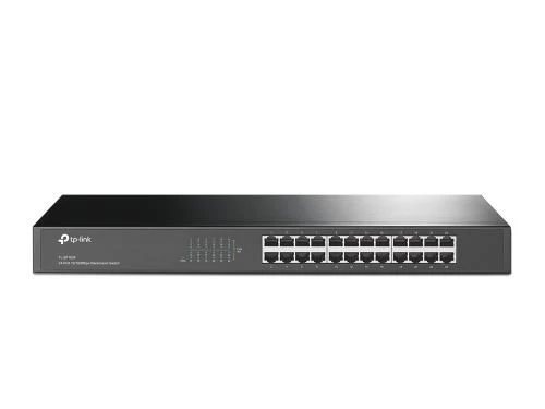 Комутатор TP-LINK TL-SF1024, 24xFE, 10/100 Mb/s, некерований, монтується у стійку