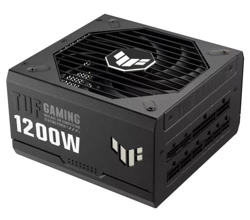 Блок живлення 1200 Вт, Asus TUF Gaming Gold, Black, модульний, 80+ Gold, Active PFC, 135 мм, 4xMolex / 5xSATA / 2x16-pin / 3x6+2-pin / 2x4+4-pin / 1x20+4-pin, захист OPP/OVP/UVP/SCP/OCP/OTP, ATX 12V (TUF-GAMING-1200G)