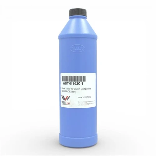 Тонер HP LJ P1102/P1606, Canon LBP-6020/6030/MF3010/MF4410, 1 кг, Welldo (WDTH1102C-1)