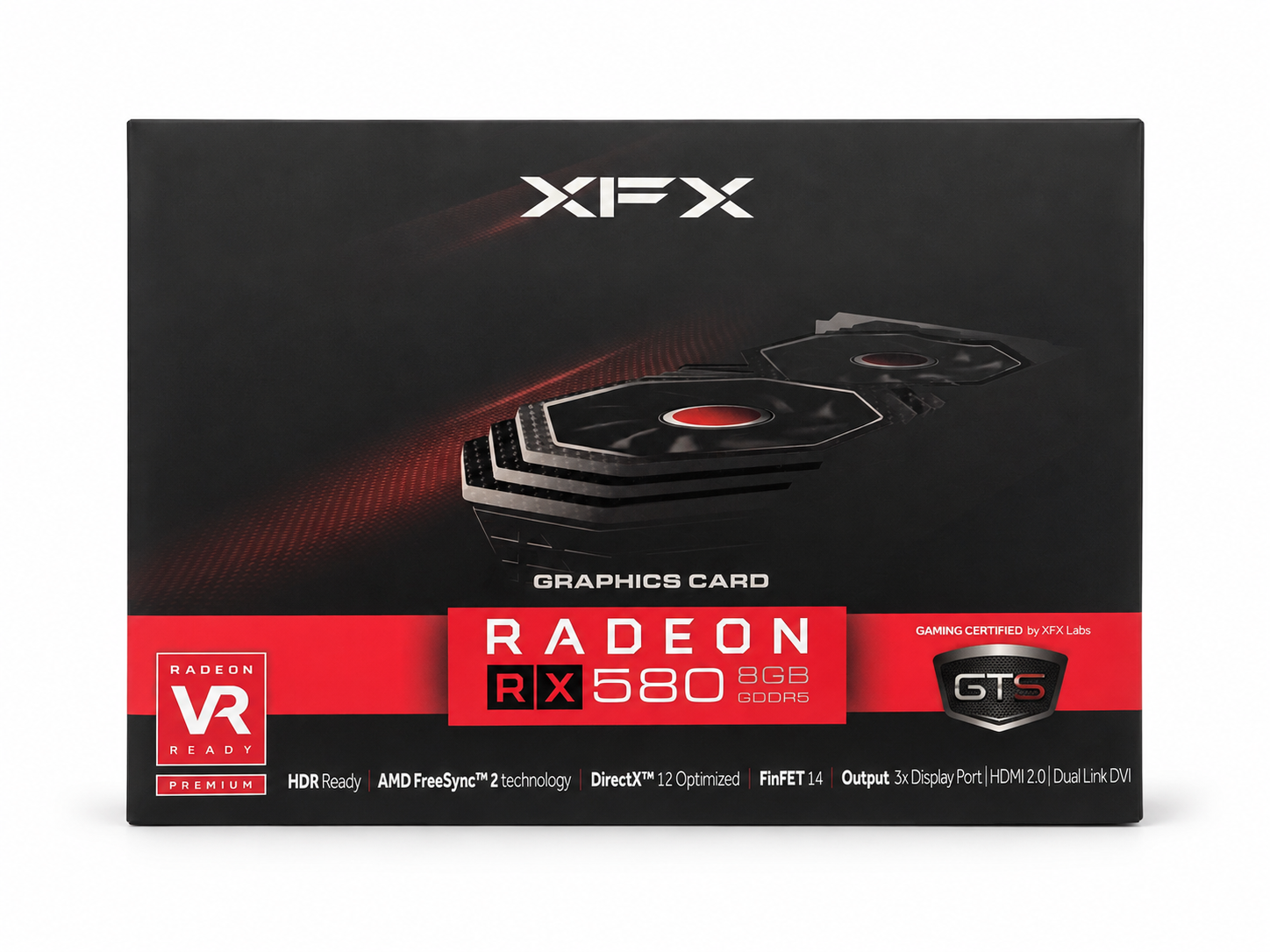 Відеокарта XFX Radeon RX 580 GTS XXX Edition 8GB GDDR5